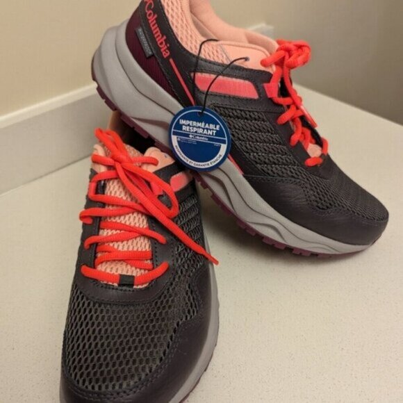 COLUMBIA Women's Plateau Waterproof Runners, Hiking, Walking Shoe- size 10 Wide - Picture 7 of 11